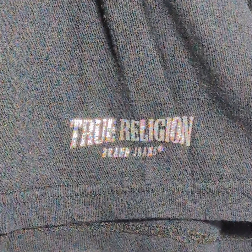 True Religion Men's Black Sz L V-Neck Tee